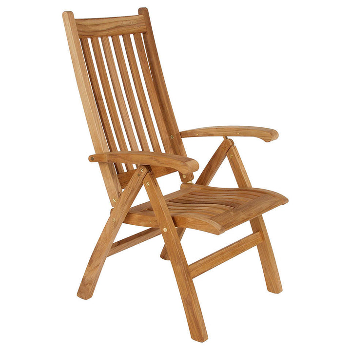 Ascot Teak Highbacked Reclining Chair