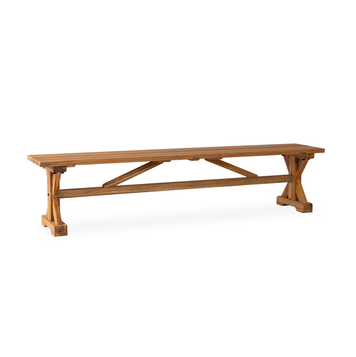 Teak 79" Dining Bench