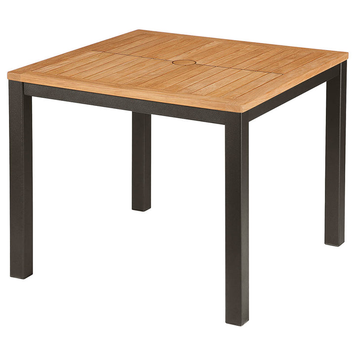Aura 35" Square Dining Table - Teak Top