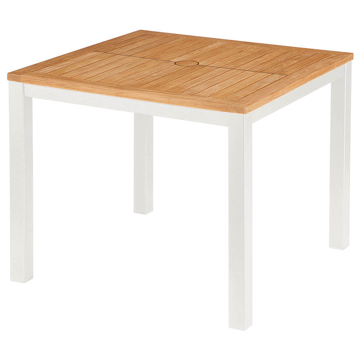 Aura 35" Square Dining Table - Teak Top