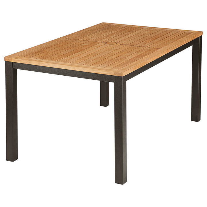 Aura 57" Rectangular Dining Table - Teak Top