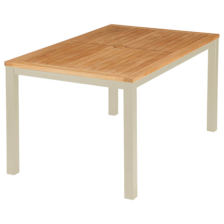 Aura 57" Rectangular Dining Table - Teak Top