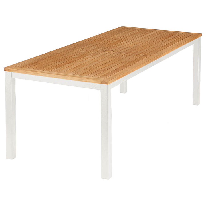 Aura 79" Rectangular Dining Table – Teak Top