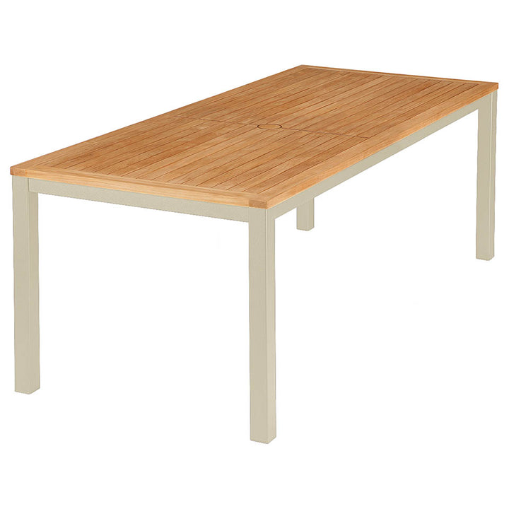 Aura 79" Rectangular Dining Table – Teak Top
