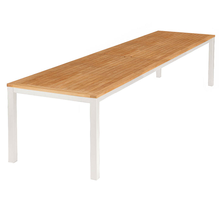 Aura 118" Rectangular Dining Table – Teak Top