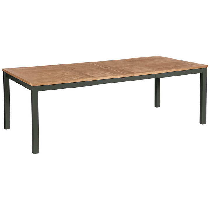 Aura 59" Rectangular Extending Dining Table – Teak Top