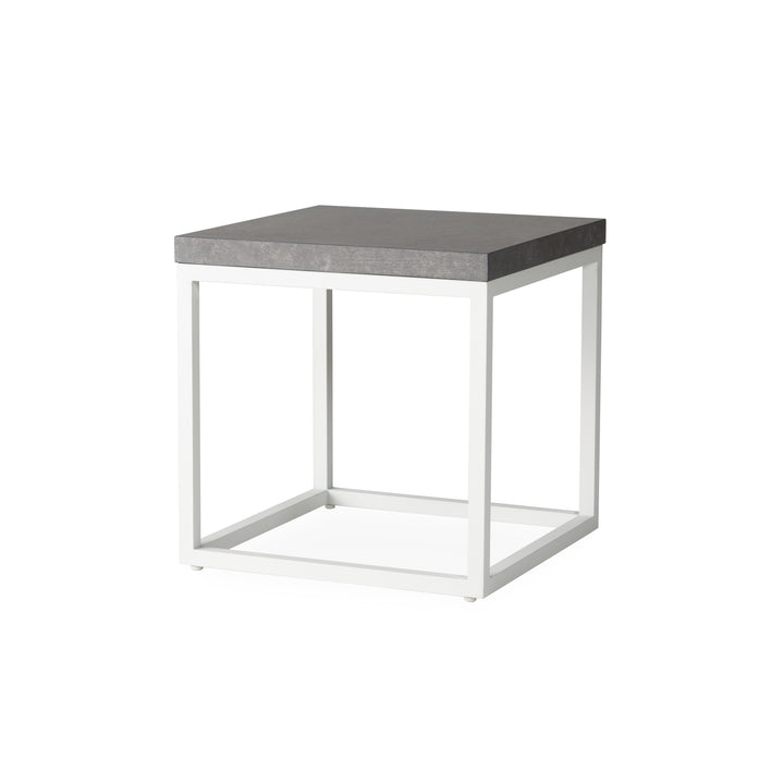 Accessories 20" Square End Table in Matte White