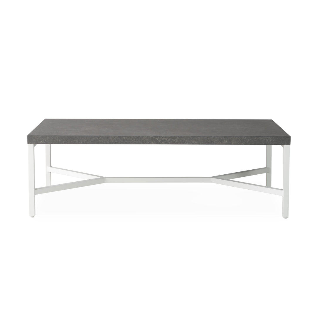 Accessories Rectangular Cocktail Table in Matte White