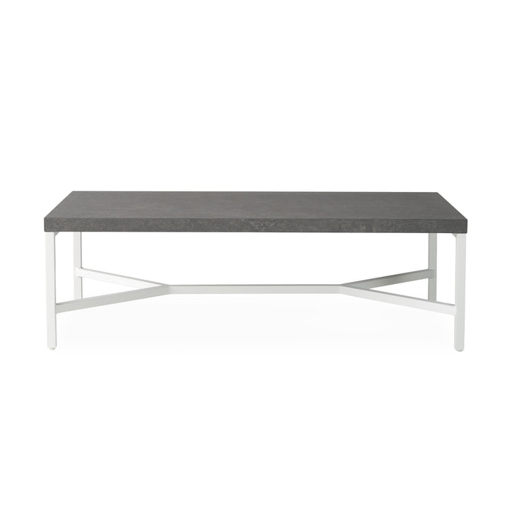 Accessories Rectangular Cocktail Table in Matte White