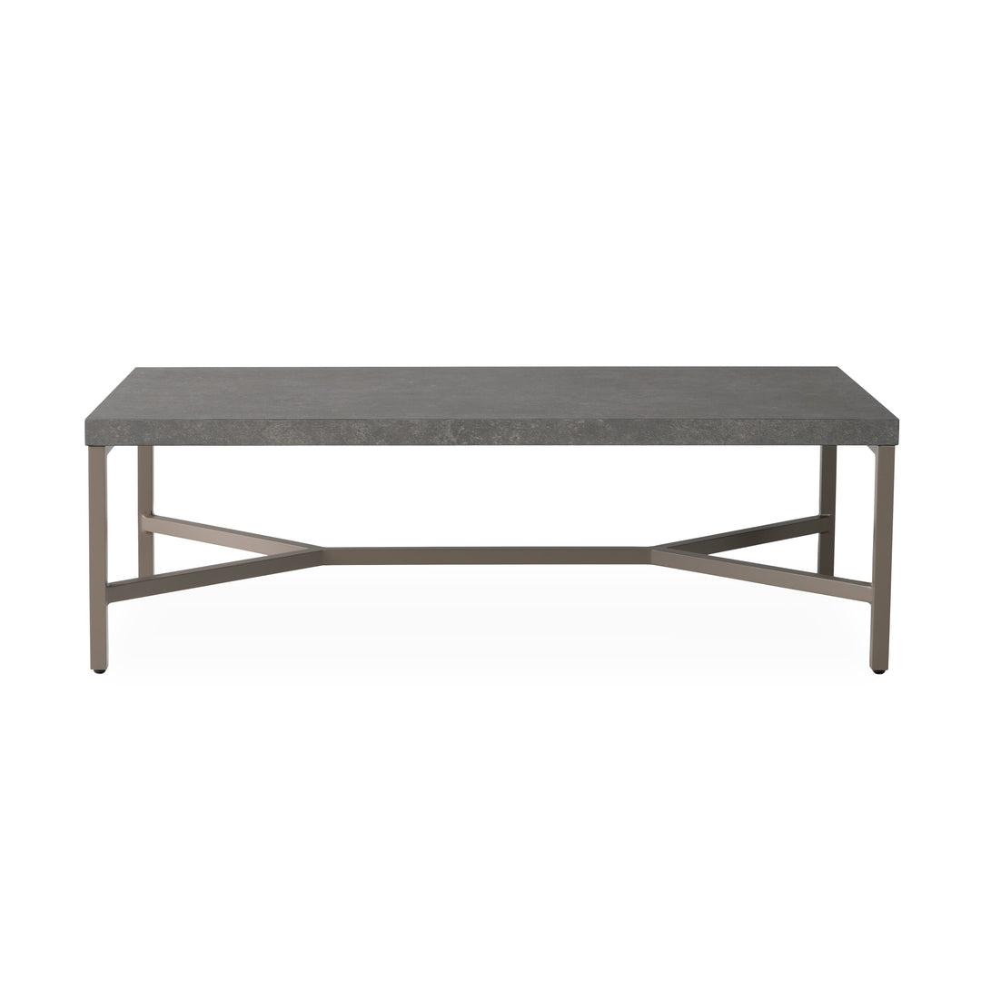 Accessories Rectangular Cocktail Table in Matte Taupe