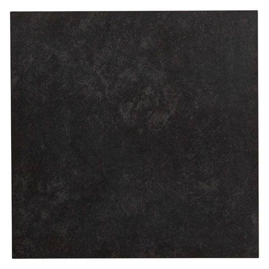 Accessories 20" Square End Table in Matte Anthracite Frame