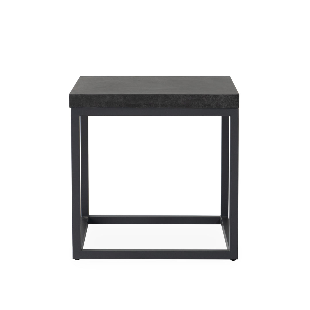 Accessories 20" Square End Table in Matte Anthracite