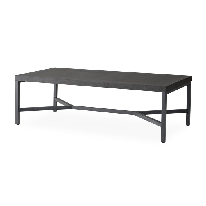 Accessories Rectangular Cocktail Table in Matte Anthracite