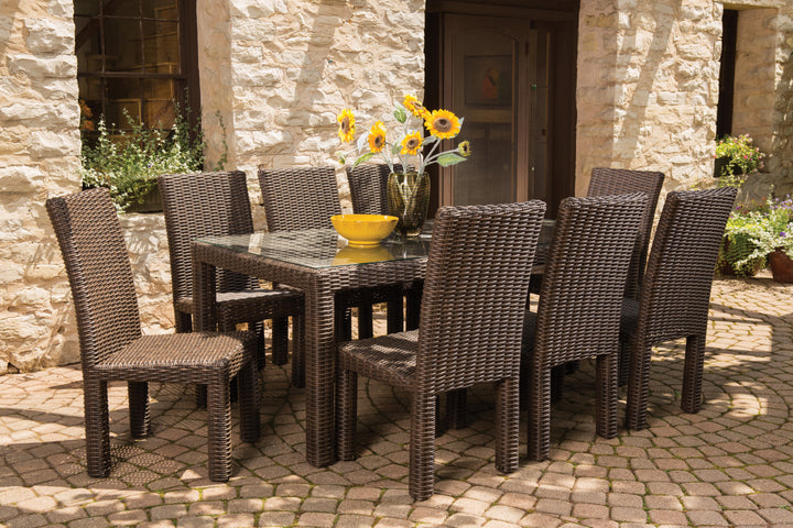 Mesa 72" Rectangular Umbrella Dining Table