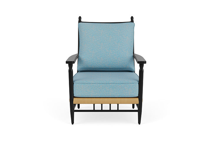 Low Country Lounge Chair Leeds Light Blue / Natural