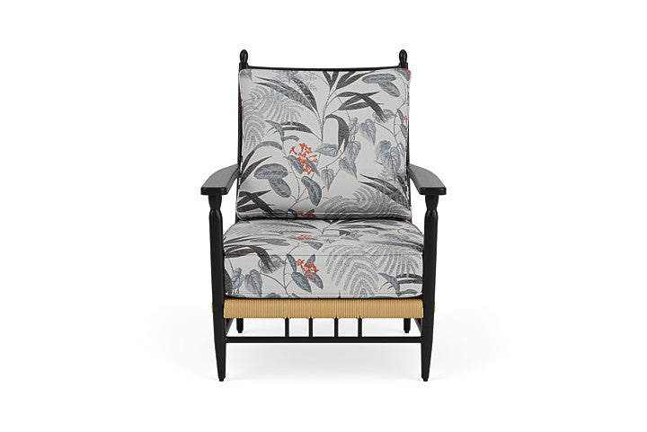 Low Country Lounge Chair Delicate Botanical Slate / Natural