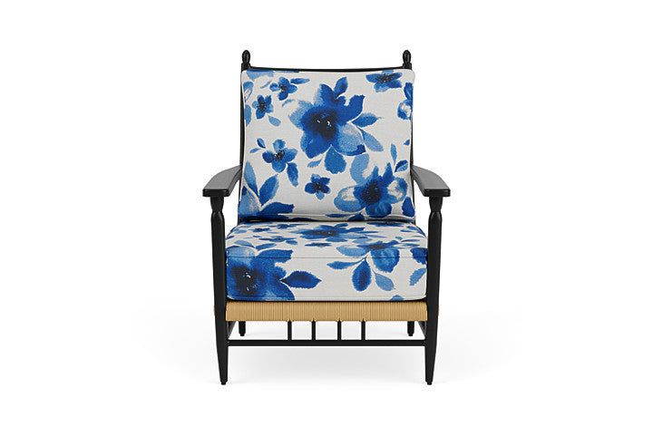 Low Country Lounge Chair Watercolor Blossom Capri / Natural