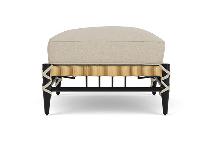 Low Country Ottoman Rumba Straw / Natural