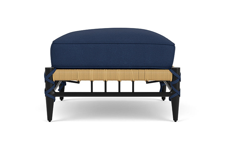 Low Country Ottoman Sandberg Navy / Natural