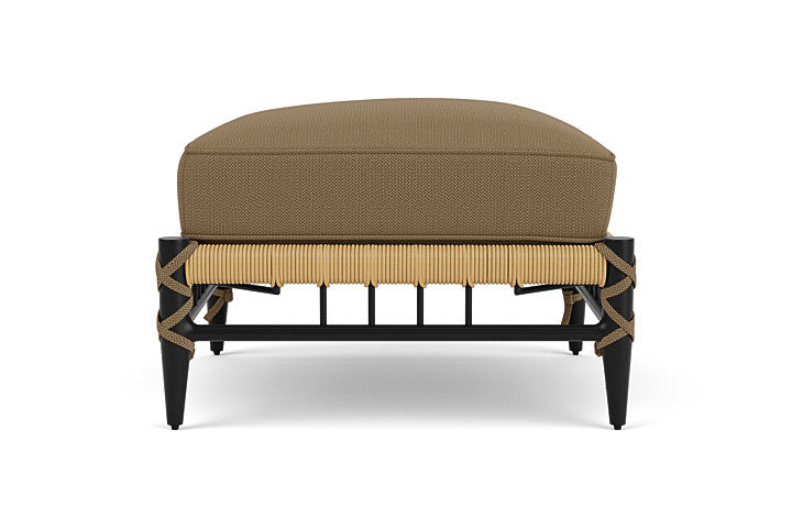 Low Country Ottoman Reflections Straw / Natural