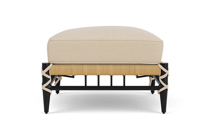 Low Country Ottoman Raindrop Almond / Natural