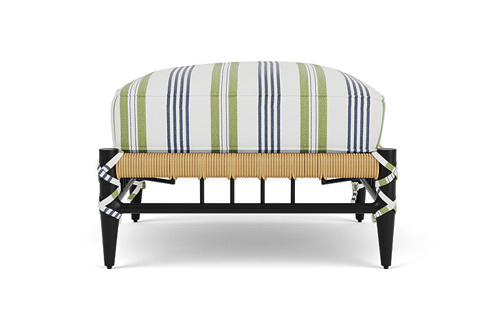 Low Country Ottoman Berkely Hall Green / Natural