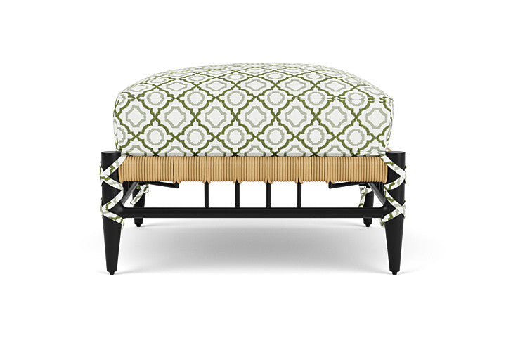 Low Country Ottoman Savannah Green / Natural