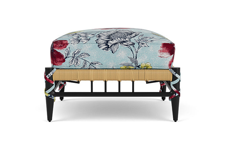 Low Country Ottoman Serena Floral Meadow / Natural