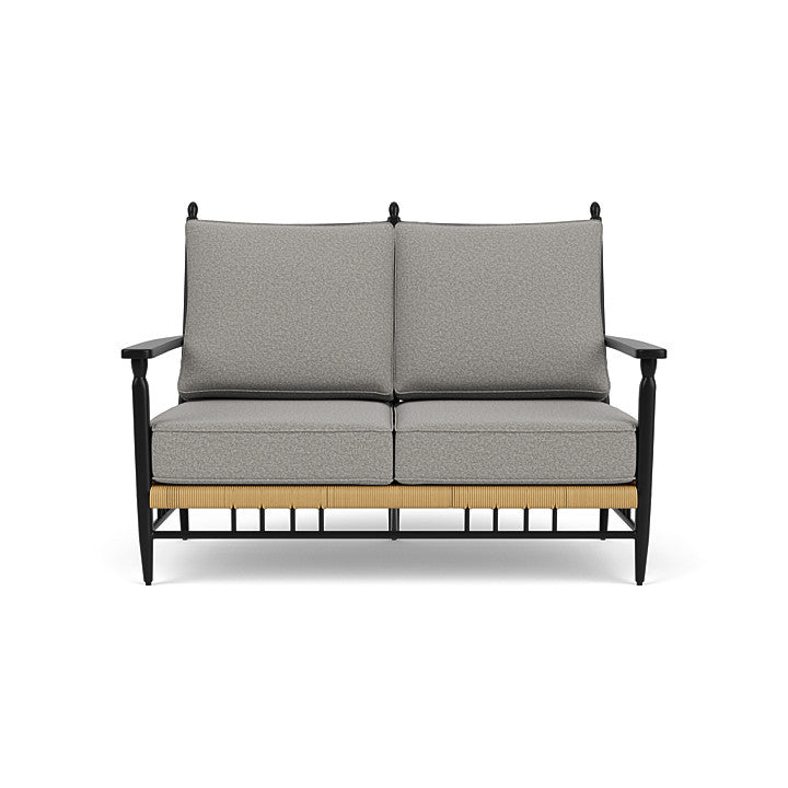 Low Country Loveseat Rumba Nickel / Natural