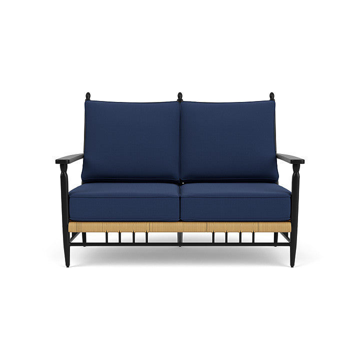 Low Country Loveseat Beach Navy / Natural