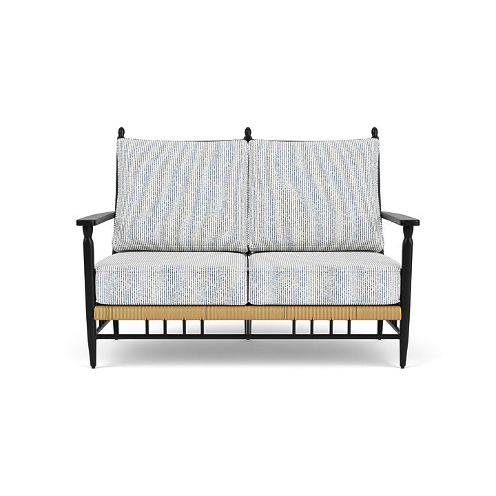 Low Country Loveseat Burson Indigo / Natural