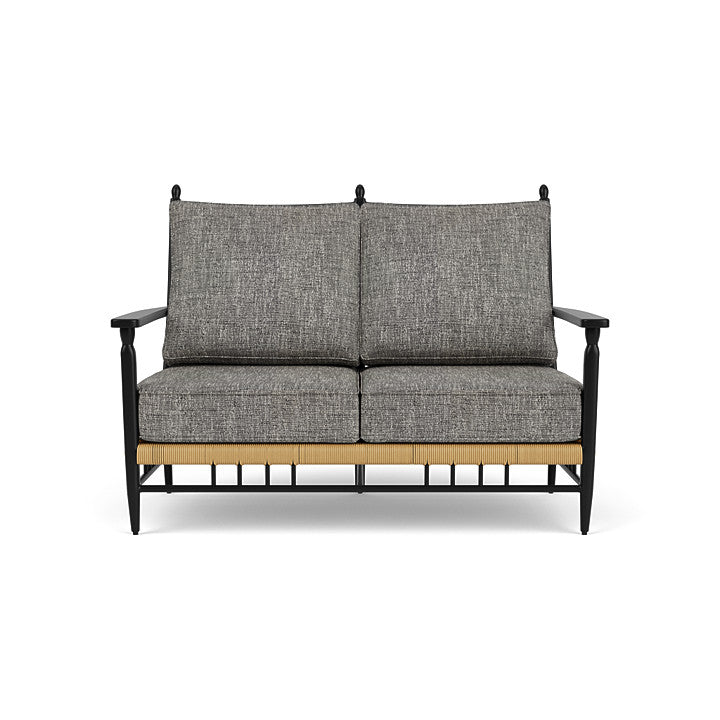 Low Country Loveseat Black Sand / Natural