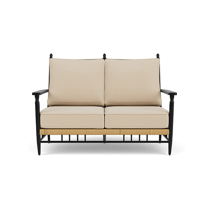 Low Country Loveseat Raindrop Almond / Natural