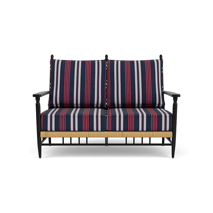 Low Country Loveseat Berkely Hall Navy / Natural