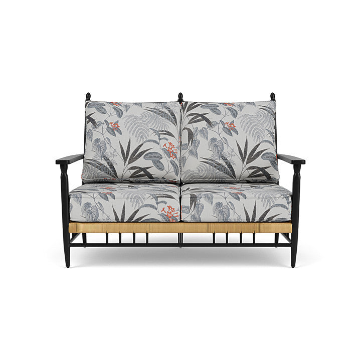 Low Country Loveseat Delicate Botanical Slate / Natural