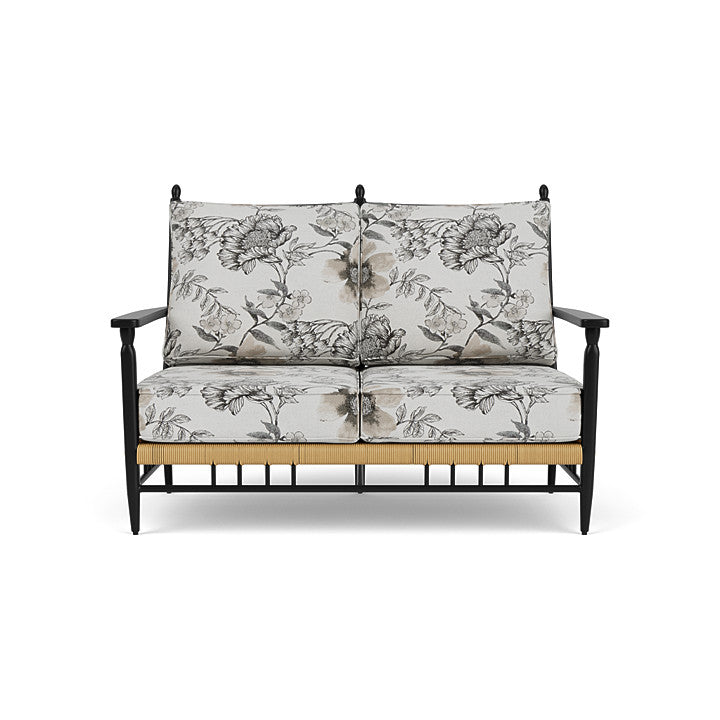 Low Country Loveseat Serena Floral Dove / Natural