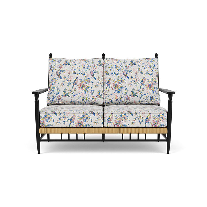 Low Country Loveseat Whimsical Bird Song / Natural