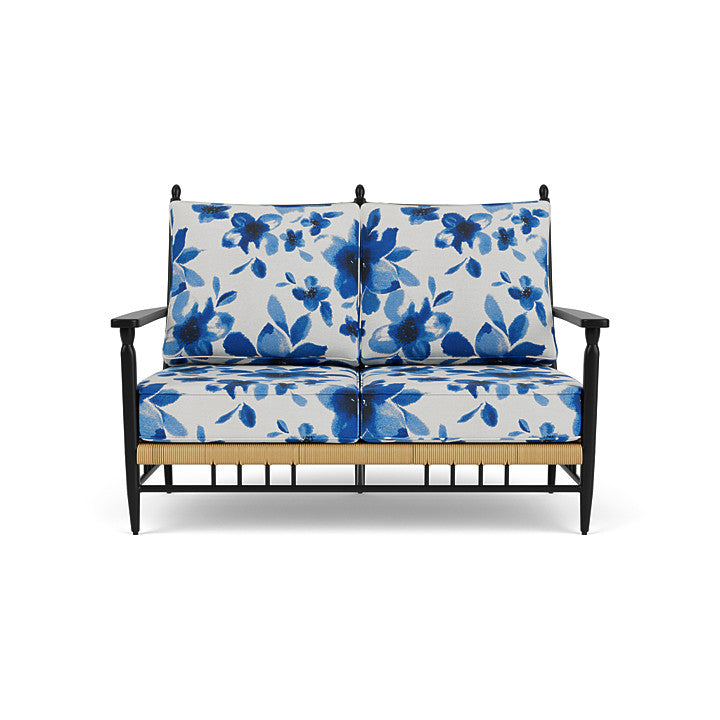 Low Country Loveseat Watercolor Blossom Capri / Natural