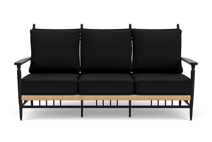 Low Country Sofa Canvas Black / Natural