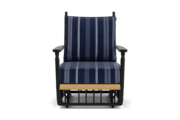 Low Country Glider Lounge Chair Consider Indigo / Natural