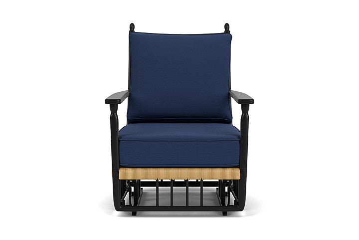 Low Country Glider Lounge Chair Beach Navy / Natural