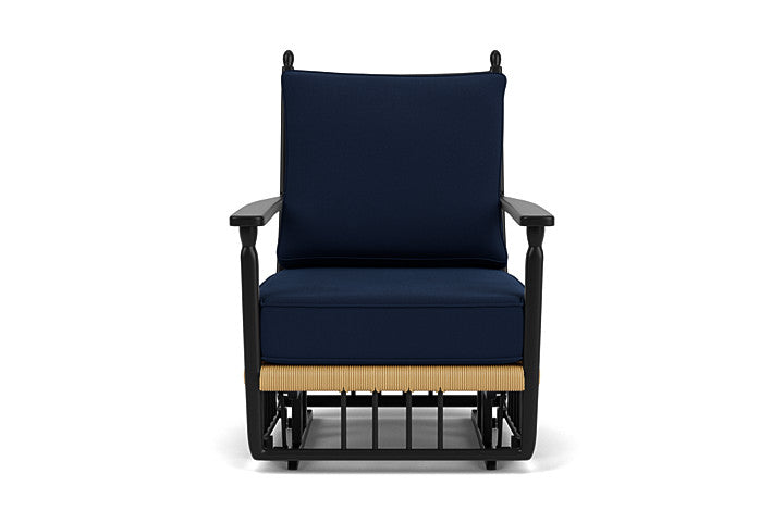 Low Country Glider Lounge Chair Decorline Navy / Natural