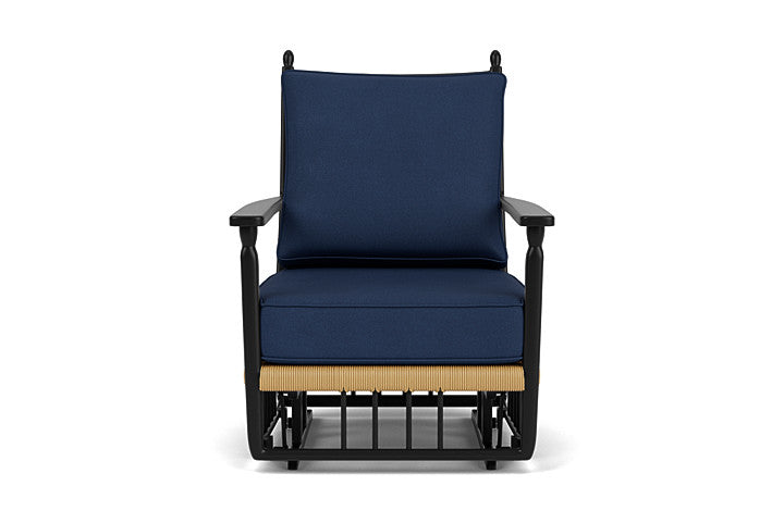 Low Country Glider Lounge Chair Sandberg Navy / Natural