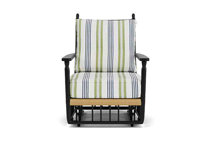 Low Country Glider Lounge Chair Berkely Hall Green / Natural