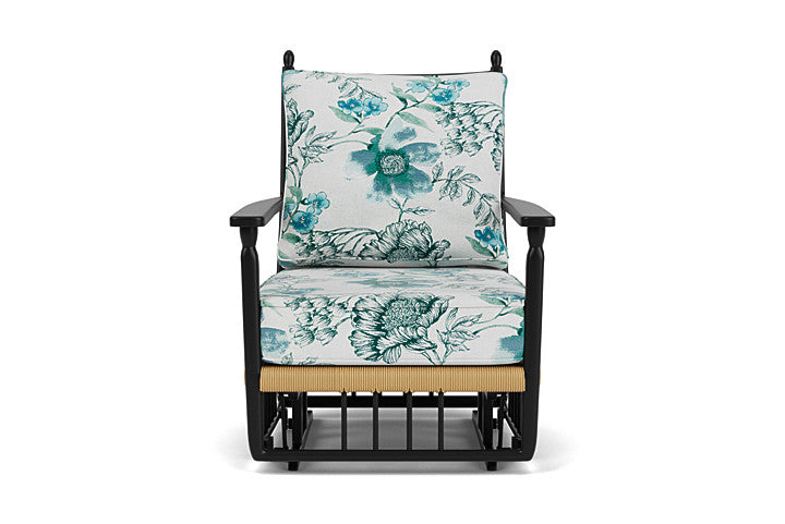 Low Country Glider Lounge Chair Serena Floral Mist / Natural