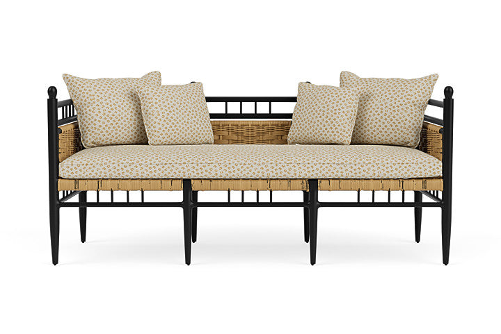 Low Country 3-Seat Garden Bench Natural / Bebot Sisal