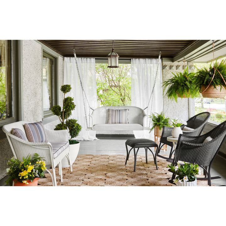All Seasons Settee Swing with Padded Seat