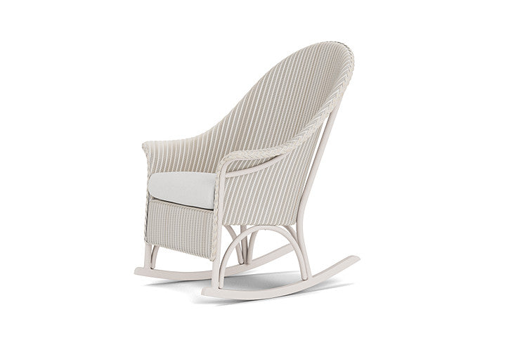 Loom High Back Porch Rocker - Tailored Look