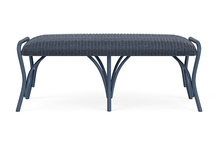 All Seasons Settee Ottoman with Padded Seat