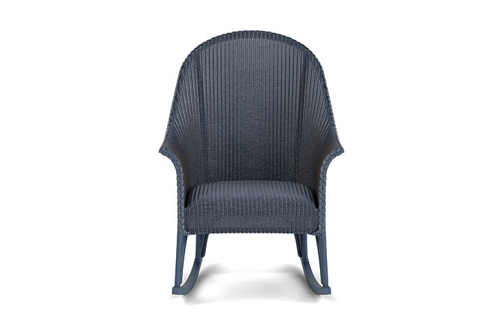 All Seasons High Back Porch Rocker with Padded Seat